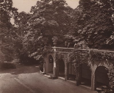 Holland House, Londra: Terrazza sopra il Colonnato, Lato Sud da English Photographer