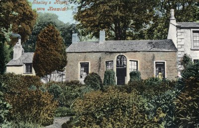 Casa del poeta romantico inglese Percy Bysshe Shelley, Keswick, Cumbria da English Photographer