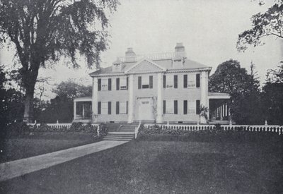 Casa di Henry Wadsworth Longfellow, Cambridge, Massachusetts da English Photographer