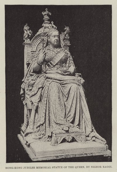 Statua commemorativa del Giubileo della Regina a Hong Kong, di Signor Raggi da English Photographer