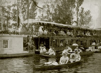 House-Boats a Henley da English Photographer