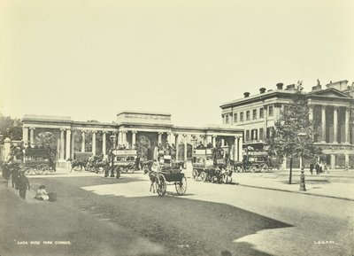 Hyde Park Corner, Westminster LB: vista verso nord, 1896 da English Photographer