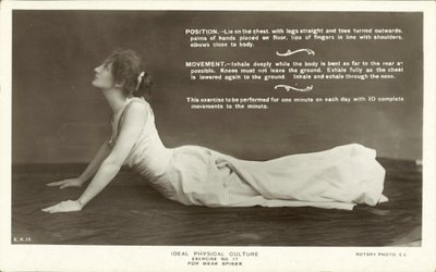 Cultura fisica ideale, esercizio n. 17, per spine deboli da English Photographer