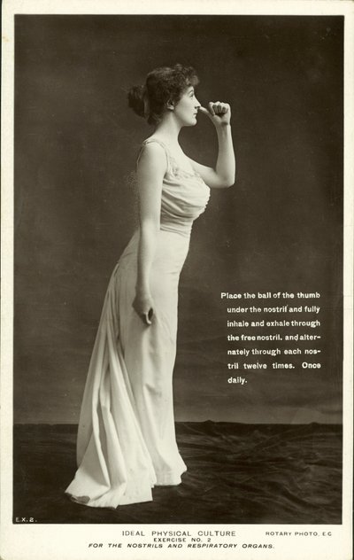 Cultura Fisica Ideale, Esercizio N. 2, Per le Narici e gli Organi Respiratori da English Photographer