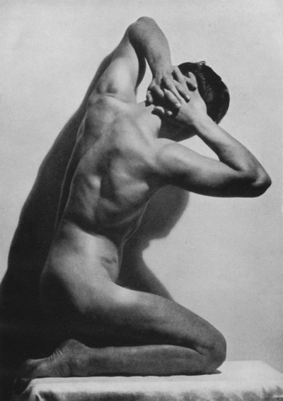 Illustrazione per Il Corpo Maschile (foto in b/n) da English Photographer