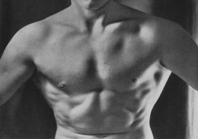 Illustrazione per Il Corpo Maschile (foto in b/n) da English Photographer
