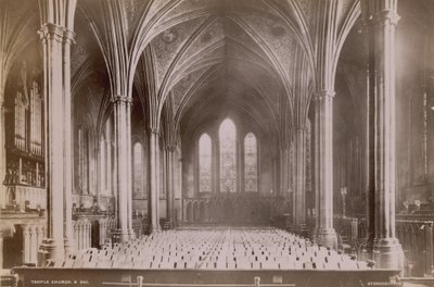 Interno della Temple Church da English Photographer