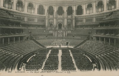 Interno della Royal Albert Hall, Londra da English Photographer