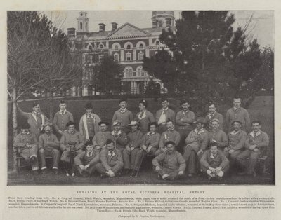 Invalidi al Royal Victoria Hospital, Netley da English Photographer