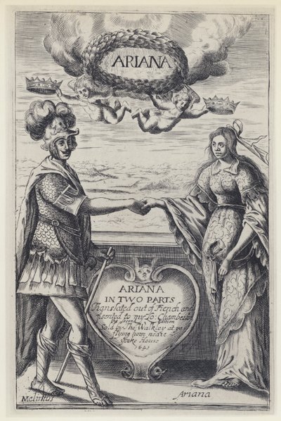 J Desmarets de Saint Sorlin, Ariana, J Haviland per T Walkley 1636 da English Photographer
