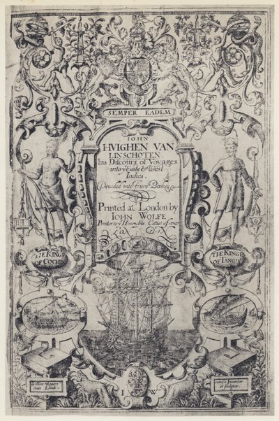 J Linschoten, Discorsi di viaggi, J Wolfe 1598 da English Photographer