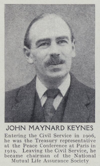John Maynard Keynes da English Photographer