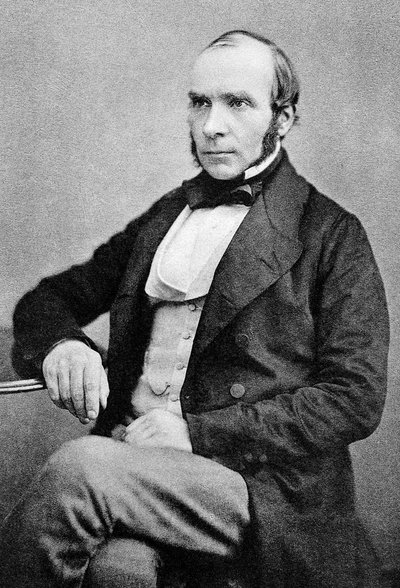 John Snow (1813-1858) medico inglese noto per il suo lavoro in epidemiologia, Autotipo 1856, pubblicato nel 1887 (autotipo) da English Photographer