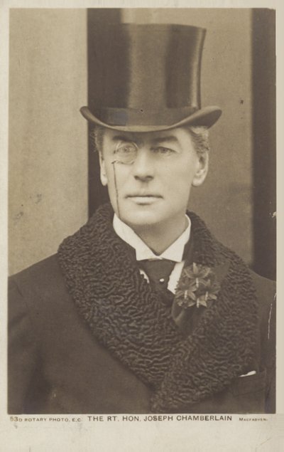 Joseph Chamberlain da English Photographer