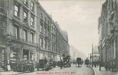 Kensington High Street verso ovest da English Photographer
