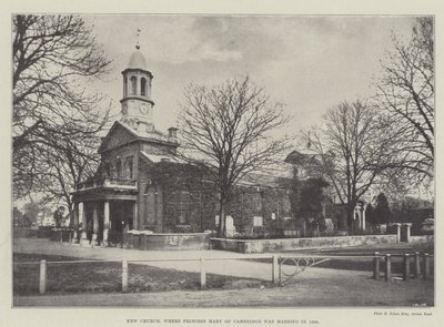 Chiesa di Kew, dove la Principessa Mary di Cambridge si è sposata nel 1866 da English Photographer