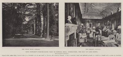 La prossima visita di re Edoardo a Gopsall Hall, Atherstone, la sede di Lord Howe da English Photographer