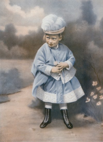 Re Giorgio V da bambino, Sandringham, Norfolk, 1868 da English Photographer