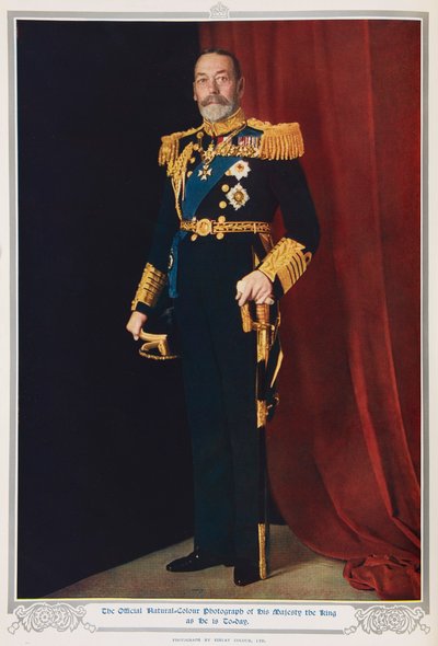Re Giorgio V nel 1935 da English Photographer