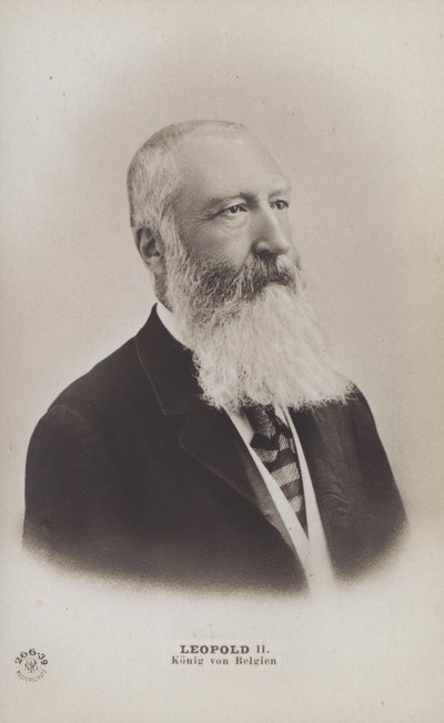 Re Leopoldo II del Belgio (foto in b/n) da English Photographer