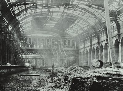 Kings Cross Station: lavori di costruzione in corso, 1862 da English Photographer