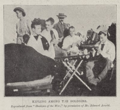 Kipling tra i soldati da English Photographer