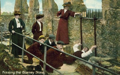 Baciare la pietra di Blarney da English Photographer