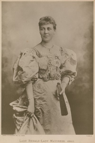 Lady Renals - Lady Mayoress, 1894-95 da English Photographer
