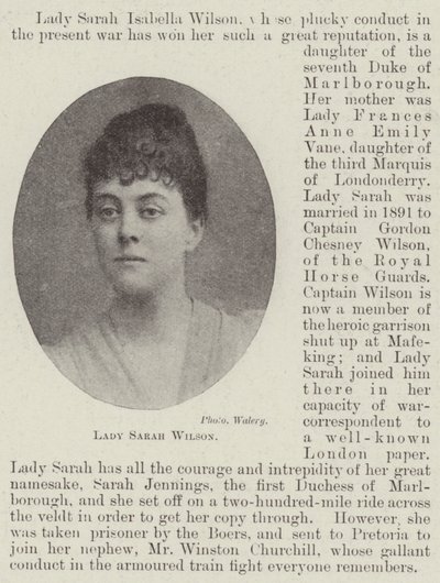 Lady Sarah Wilson da English Photographer