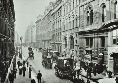 Leadenhall Street, Città di Londra, 1895 da English Photographer