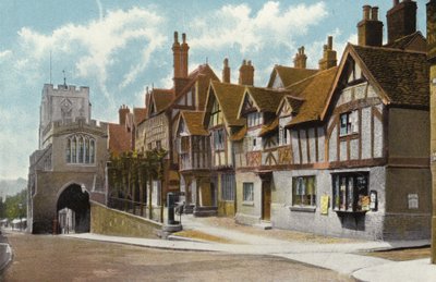 Ospedale Leycester e Westgate, Warwick da English Photographer