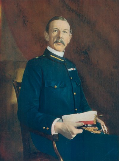 Tenente generale Sir H. E. Colvile, comandante della 9ª divisione della forza di campo sudafricana da English Photographer