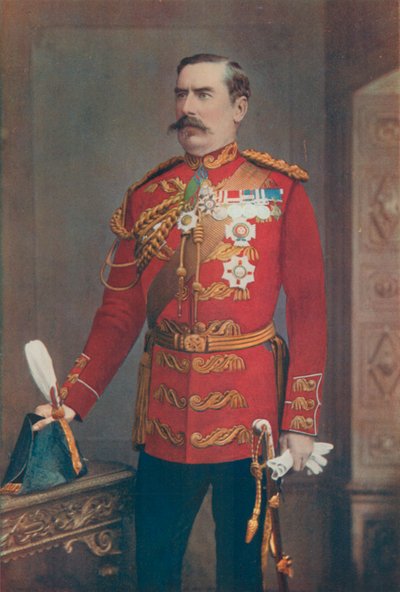Tenente Generale Sir Baker Creed Russel, Comandante del Distretto Meridionale da English Photographer
