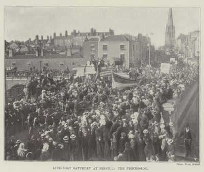 Life-Boat Saturday a Bristol, la processione da English Photographer