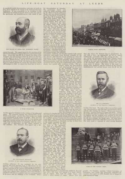 Il sabato della scialuppa di salvataggio a Leeds da English Photographer