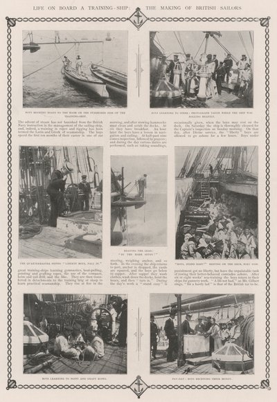 Vita a bordo di una nave scuola, la formazione dei marinai britannici da English Photographer