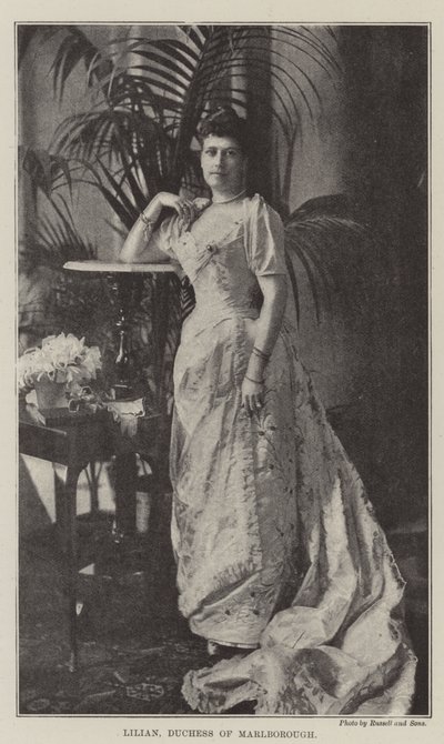 Lilian, duchessa di Marlborough da English Photographer