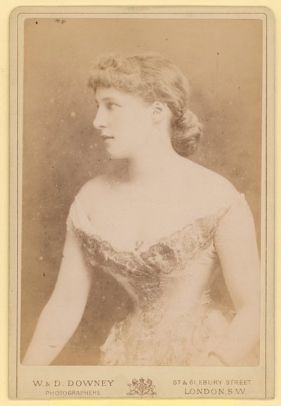 Lillie Langtry, attrice, fotografia da English Photographer