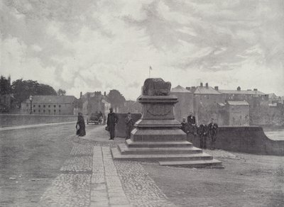 Limerick, La Pietra del Trattato, Ponte Thomond e Castello da English Photographer