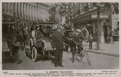 Poliziotto di Londra. Cartolina inviata il 4 luglio 1913. da English Photographer