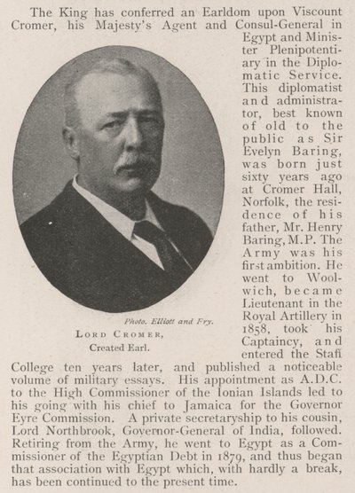 Lord Cromer, creato conte da English Photographer
