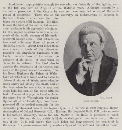 Lord Esher da English Photographer
