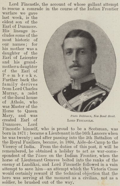 Lord Fincastle da English Photographer
