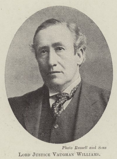 Lord Justice Vaughan Williams da English Photographer