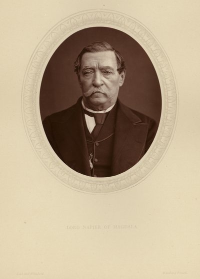 Lord Napier di Magdala da English Photographer