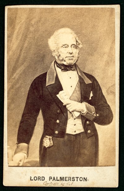 Lord Palmerston da English Photographer