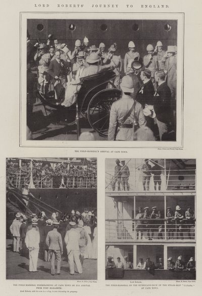 Il viaggio di Lord Roberts in Inghilterra da English Photographer