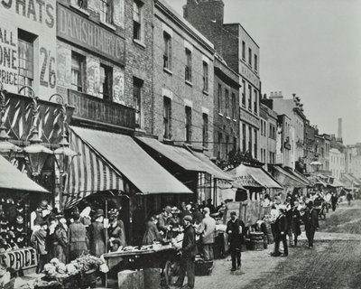 Lower Marsh: vista verso est, 1896 da English Photographer