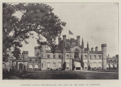 Castello di Lowther, Westmorland, la residenza del Conte di Lonsdale da English Photographer