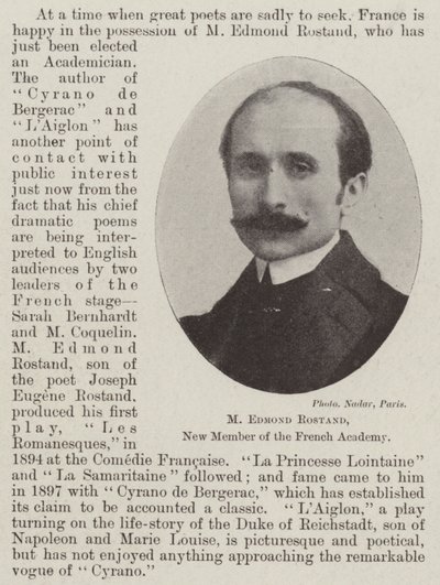 M Edmond Rostand, nuovo membro dell